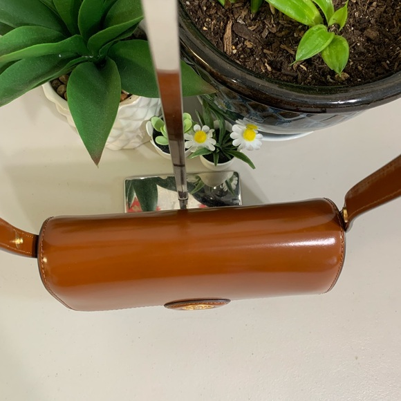 👜💕 TORY BURCH Crossbody Or Shoulder Tan Brown Leather Bag - Picture 5 of 14